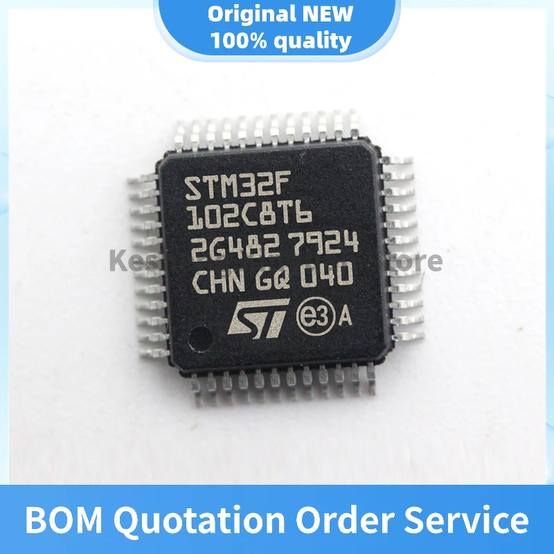 Original spot STM32F102C8T6 ARM microcontroller MCU package LQFP48 integrated circuit IC. Sold 0