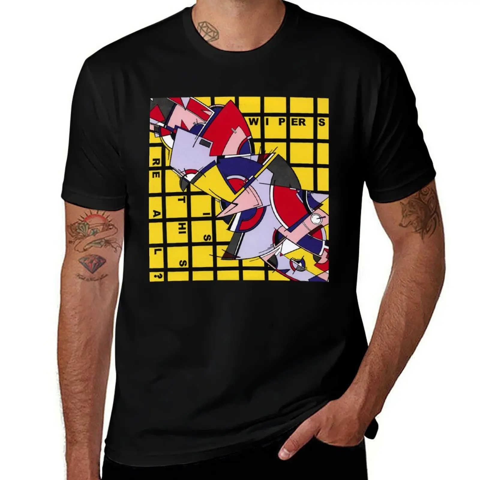 

Wipers Is This Real T-Shirt oversized luxury t-shirt oversized graphic tee T-shirts for men cotton