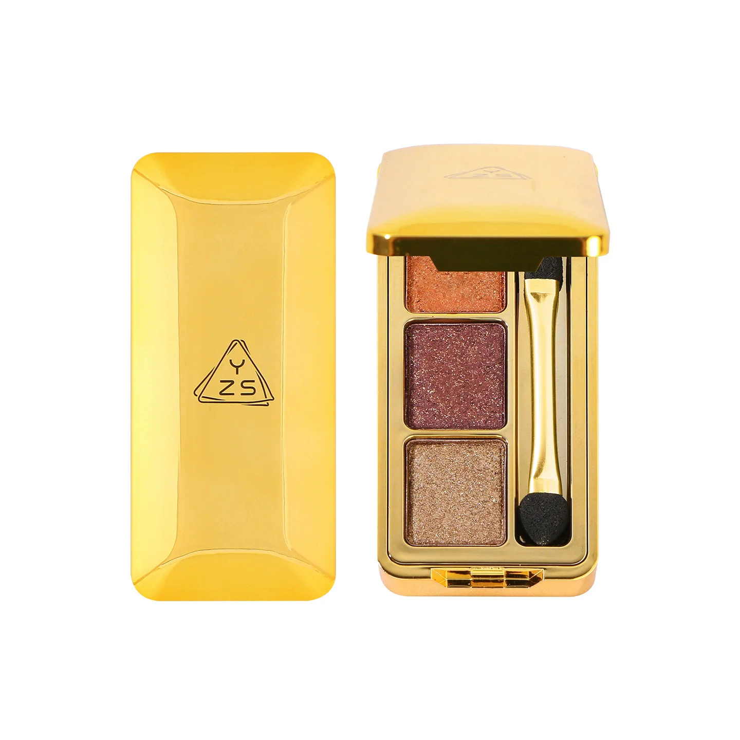 Zestaw cieni do powiek YZS i pędzla do makijażu oczu E6, baza pod makijaż, konturowanie oczu, korektor do przebarwień i cieni pod oczami.