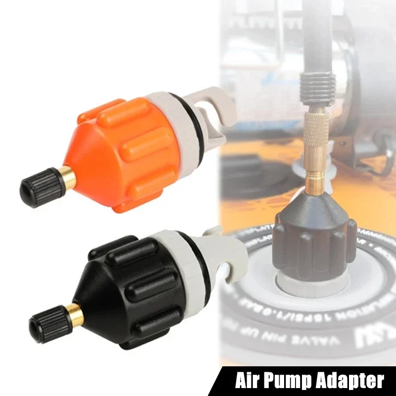 Air Valve Adapter Inflatable Rowing Rubber Boat Paddle Canoe Kayak Air Valve Pump Compressor Converter for SUP Board