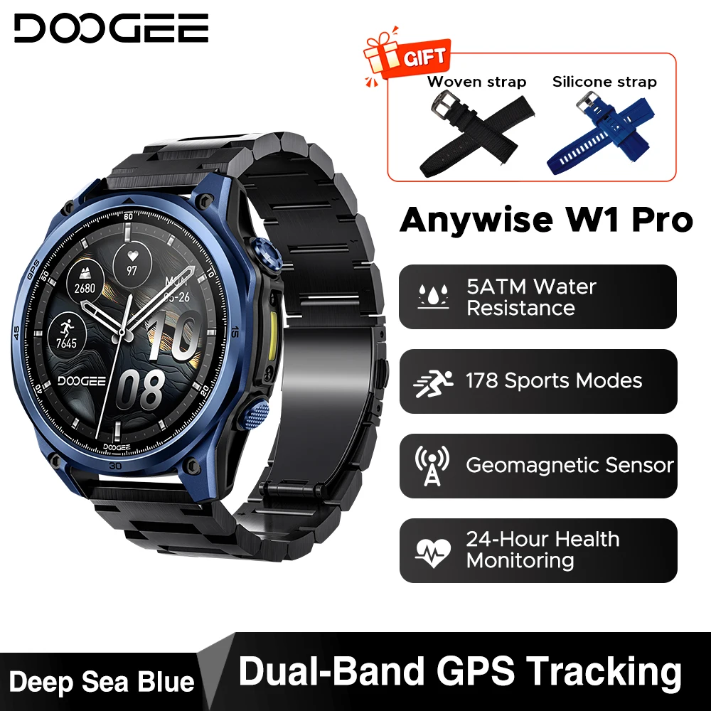 6 Pellicole Idrogel TPU Per DOOGEE Anywise W1 E W1 Pro 1.43 – Autoguarigione E Sensibilità Al Tocco - 3