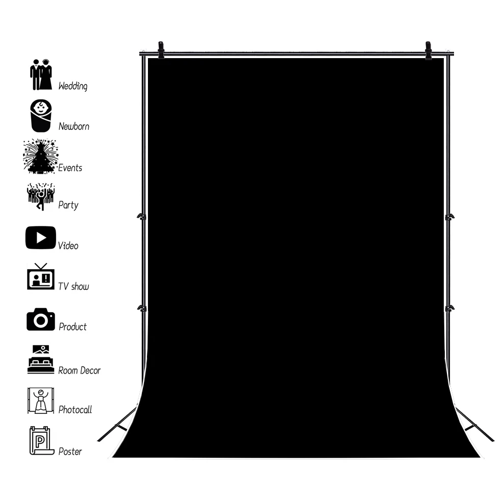 Solid White Vinyl Fabric Photography Backdrop Portrait Art Product Video Youtube Live Photocall Background DIY Photo Studio