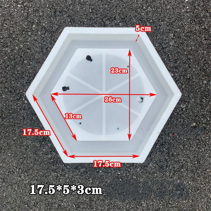 Wydrążona sześciokątna plastikowa forma do projektu zbocza rzeki ochrona nachylenia sześcioblokowa trawa do sadzenia cegła betonowa dekoracja