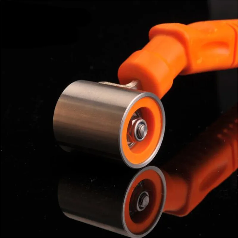 Stainless Steel Bearing Seam Pressure Rolling Wheel Household Roll Wheel Wall Decor Roller Brush Bedroom Wallpaper Sticker Tool