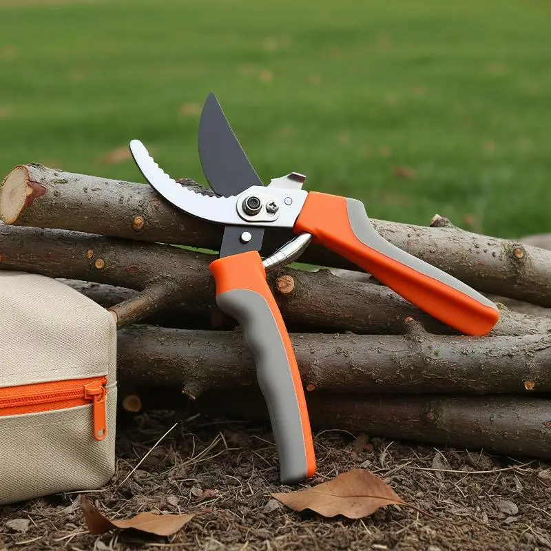 Multifunctional Ergonomic AntiCorrosion Horticultural Scissors Bird Beak Carbon Steel Labor Saving Pruning Fruit Picking Tool