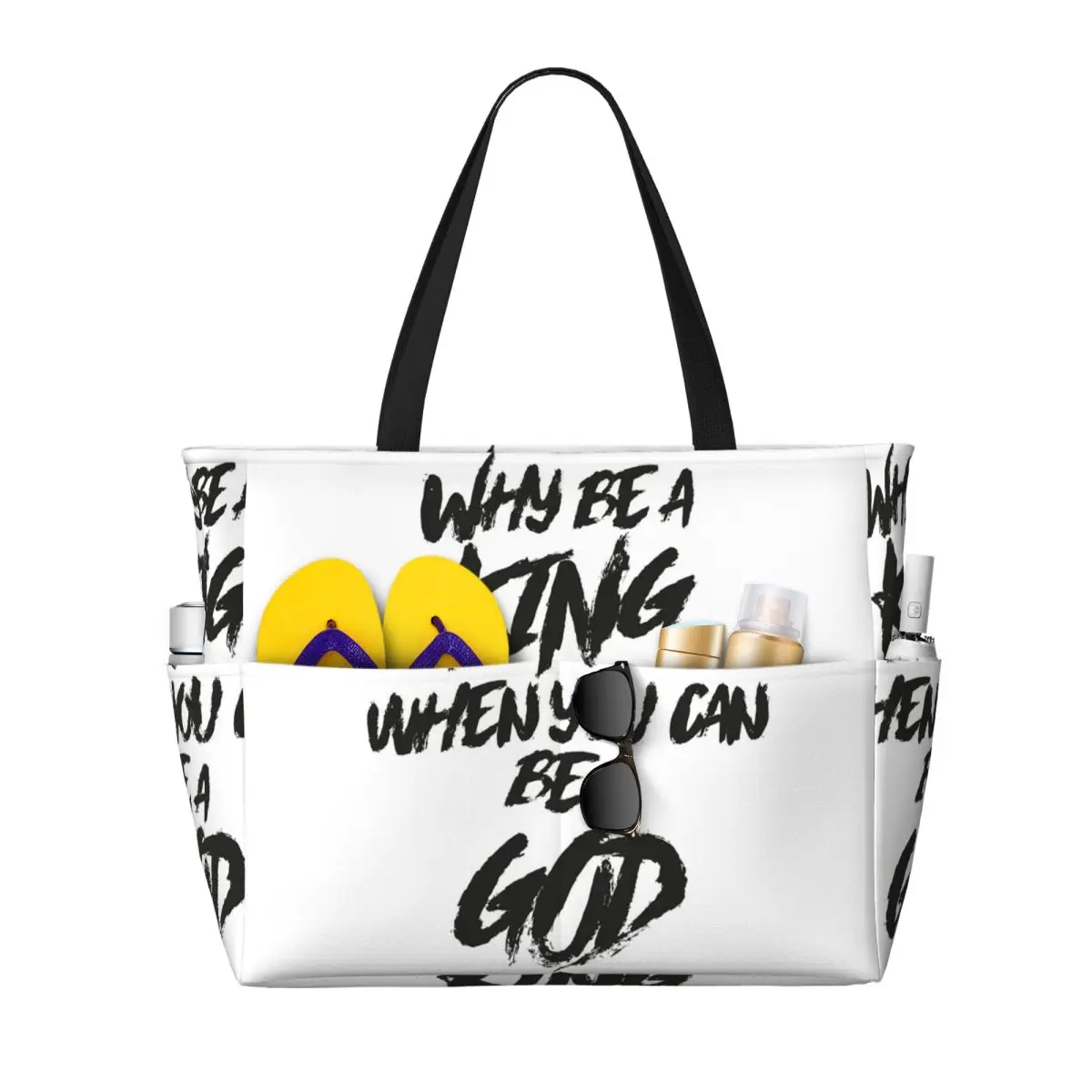 

EMINEM RAP GOD Пляжная большая сумка Спортивная сумка для занятий йогой в тренажерном зале Большая большая сумка Женская дорожная сумка Сумка для фитнеса