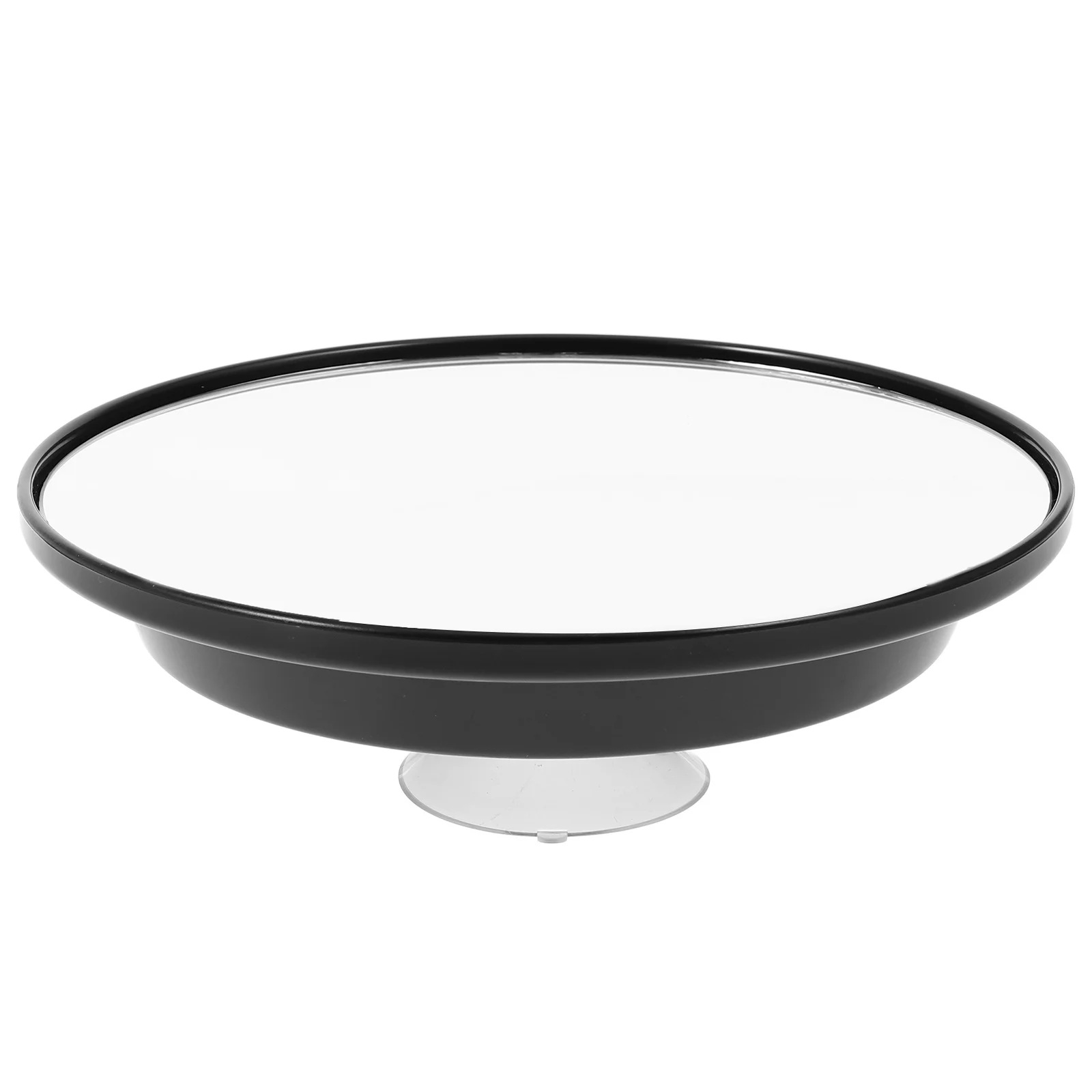 Espelho de ampliação de lado único, ventosa sem pregos, redondo, prático, portátil, espelho de maquiagem para vaidade, banheiro, quarto