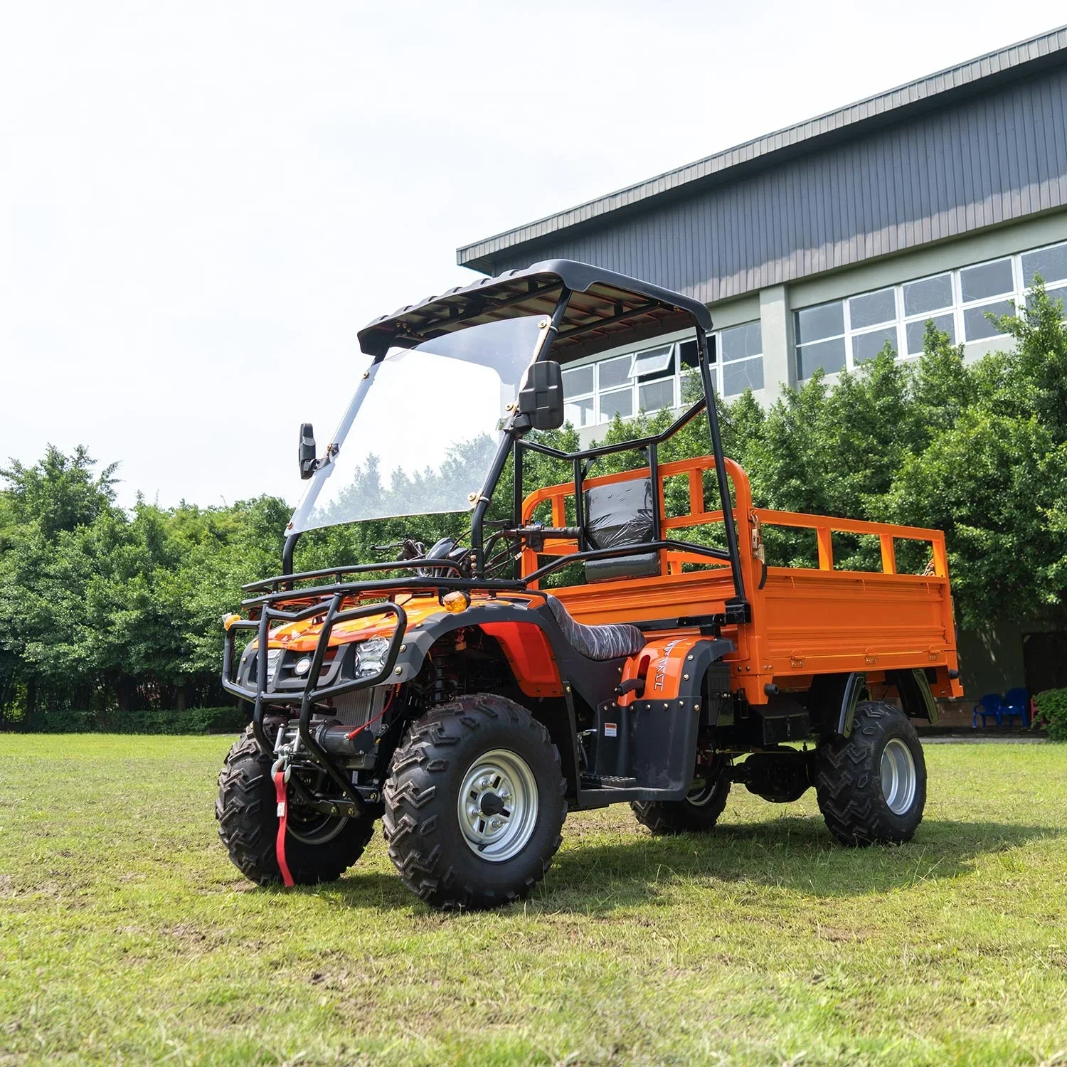 wholesale 250-300CC 4x4 All-terrain off-road vehicle with trailer/faster speed cargo farm atv with trailer