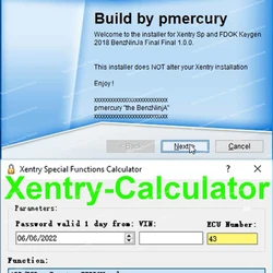 BEST Keygen Xentry Special Functions Calculator & FDOK VeDoc Calculator For B-enz For M-B Star2018 English version Car software