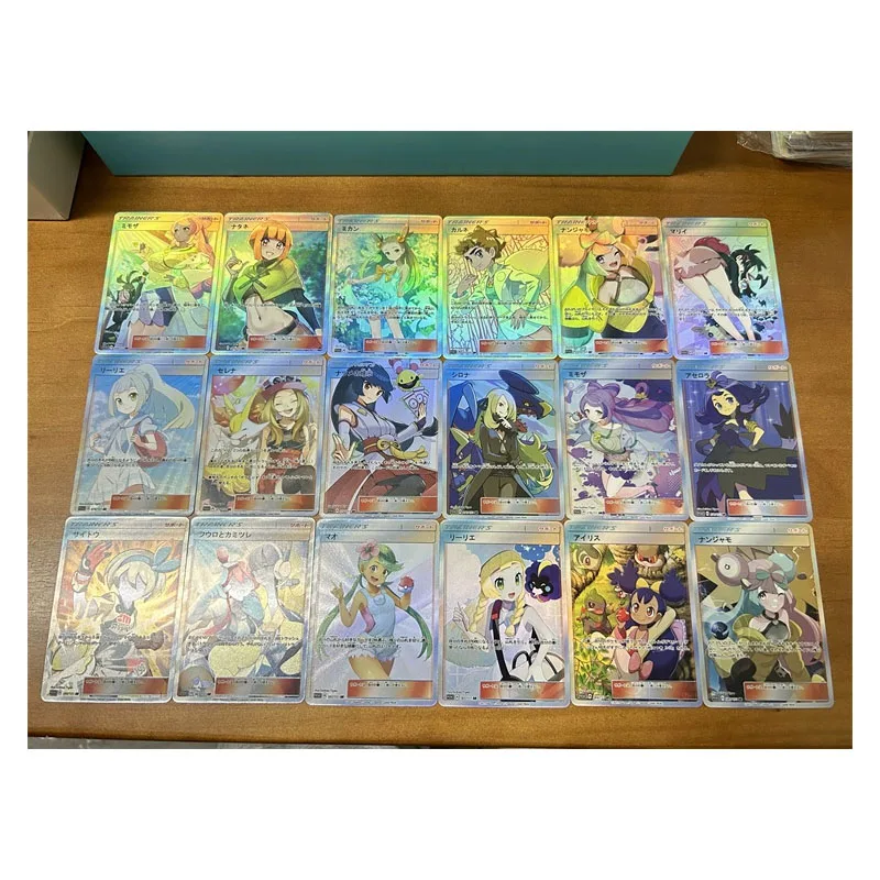 18PC/Set Anime Goddess Story DIY ACG Dawn Misty Boy Battle Game Toys Laser Collectible Card Christmas Birthday Gift