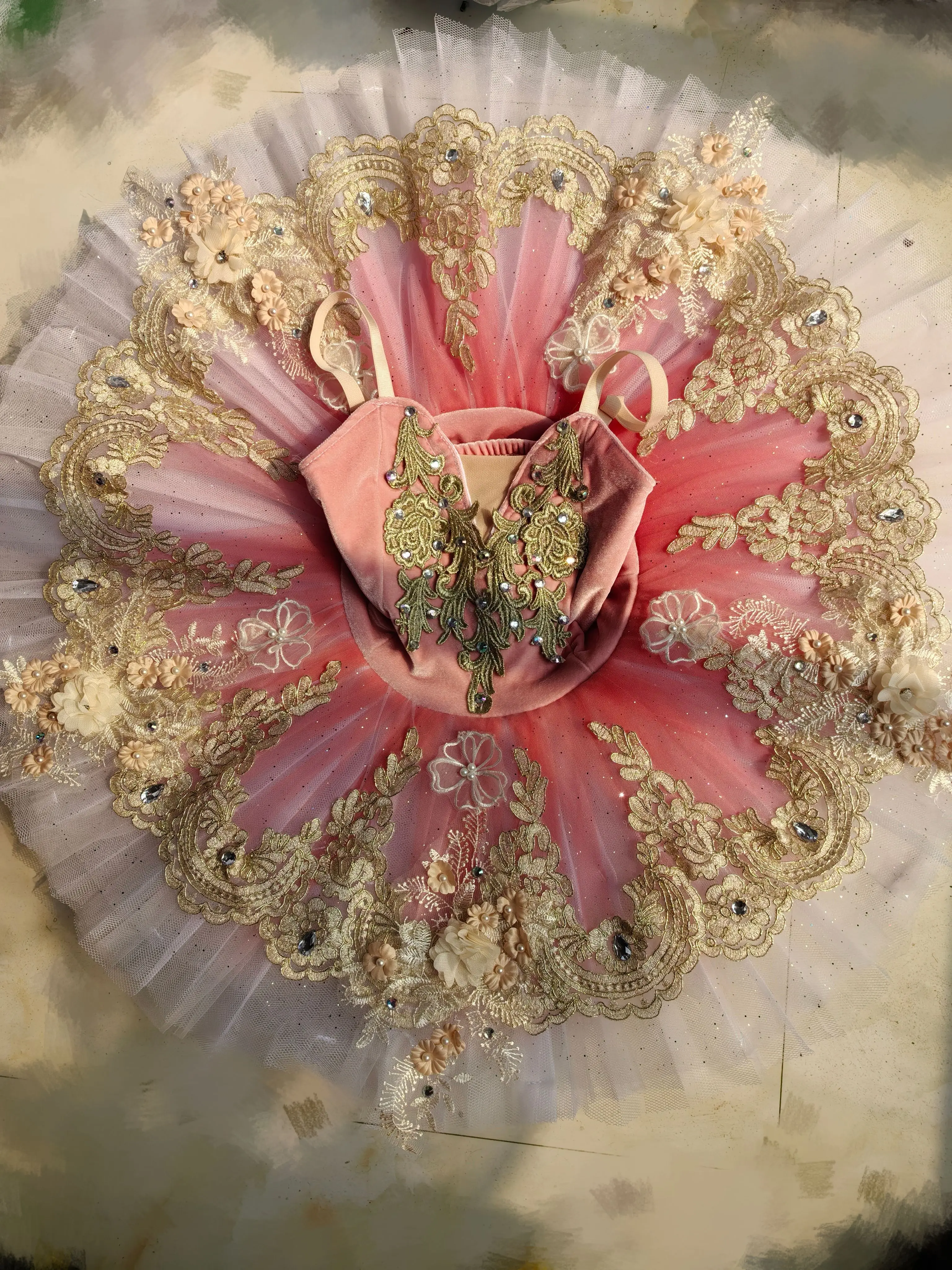 

Pink Professional Ballet Tutu Adults Child Ballerina Dress Kids Toddler Girl Clothes Pancake Tutu Halloween Costumes For Women
