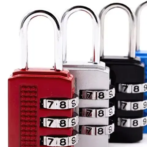

Nice 3 Digit Dial Combination Code Number Lock Padlock For Luggage Zipper Bag Backpack Handbag Suitcase Drawer durable Locks