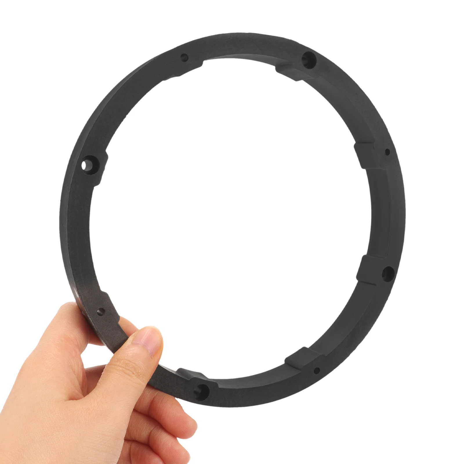 

2pcs Speaker Adapter Rings PVC 6.5 Inch Car Audio Upgrade Speaker Spacers Universal Compatibility Plastic Ring Replacement Car