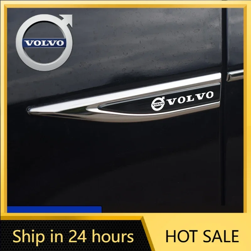 

2026 Новые металлические наклейки для эмблем Volvo Volvo, 2 шт., декоративные наклейки для кузова автомобиля Volvo Xc60 Xc90 V40 V60 S60 V50 V90 S80 C4