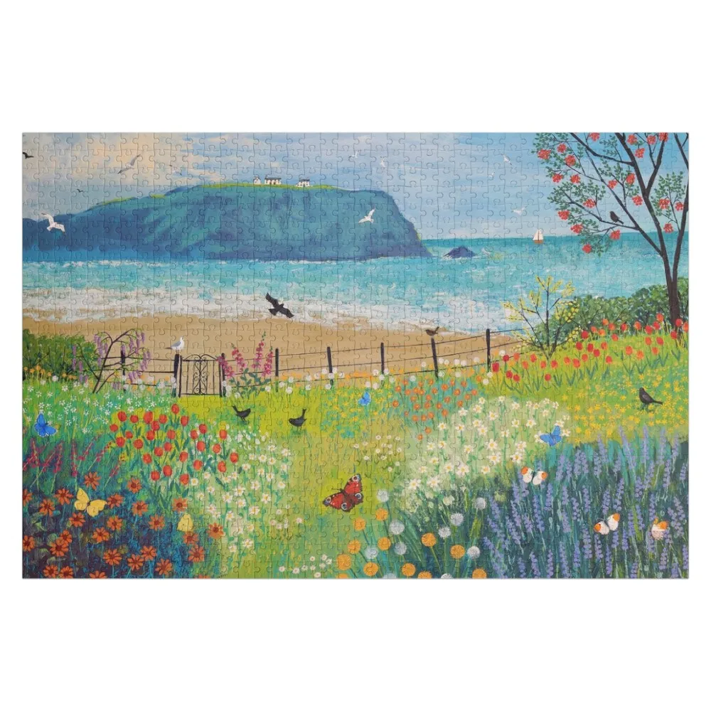 

Garden Beside the Sea Jigsaw Puzzle Personalized Child Gift Custom Gifts Wood Animals Puzzle