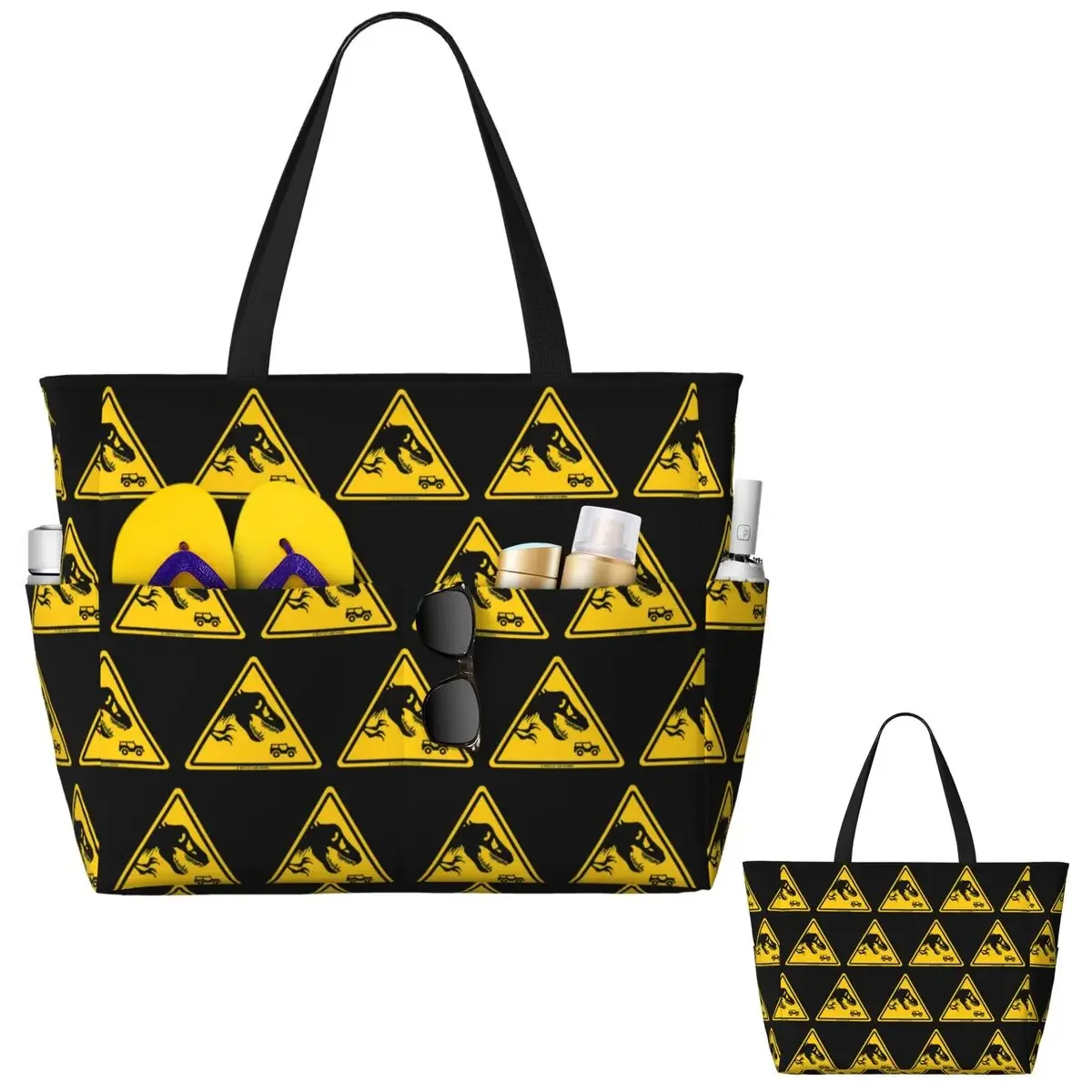 Jurassic Park (5) Beach Tote Bag Sport Gym Yoga Duffle Large Tote Bag Women Travel Bag Fitness bag