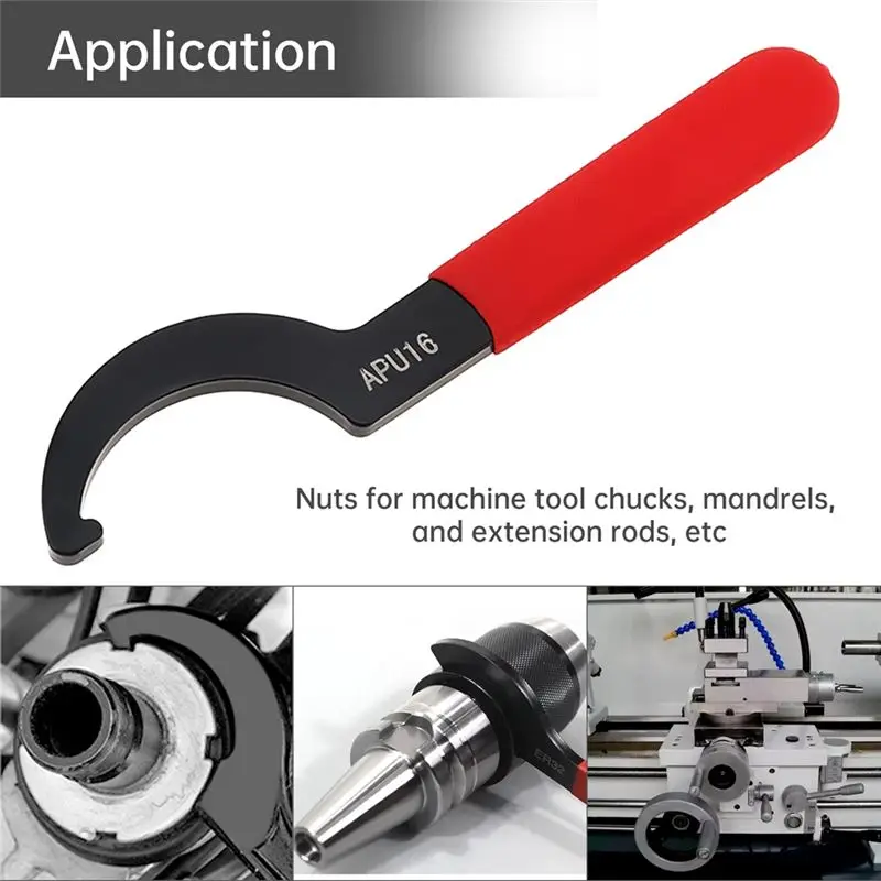 EYFL-6Pcs Coil Over Spanner Wrench Set For Suspension System Heavy Duty Adjustable Shock Wrench