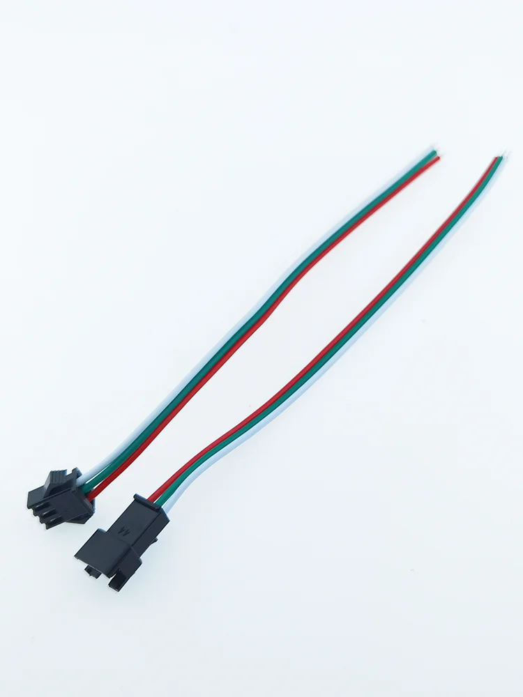 10Pair JST SM2.54 2.54mm Pitch 2P 3P 4P-12P Male to Female Plug Terminal Wire Connector Terminal for LED Downlight Ceiling Lamp