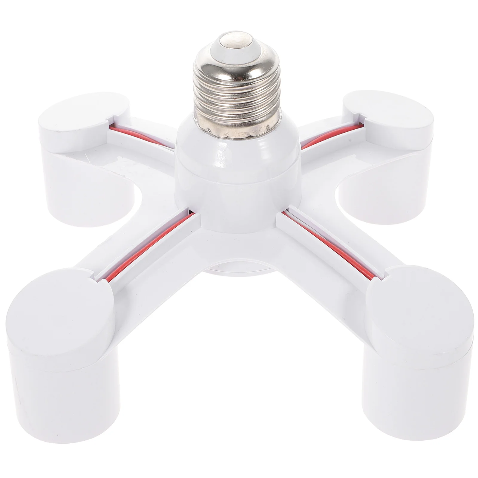 

E27 E26 Lamp Holder Light Socket Splitter ABS Copper Contact DIY Decorative Lighting Socket Adapter Extender for LED