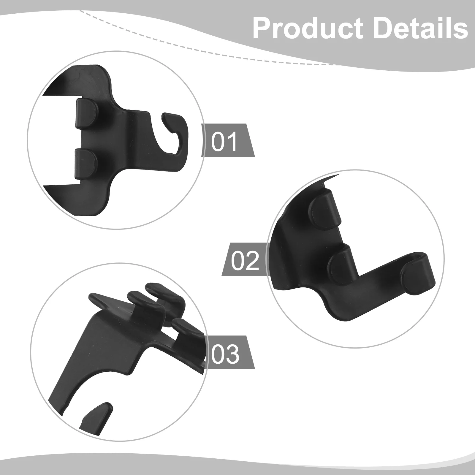 Crochet organisateur de voiture, support de téléphone, crochet de conduite, voyage, accessoire polyvalent, conception 2 en 1, expérience de voyage agréable