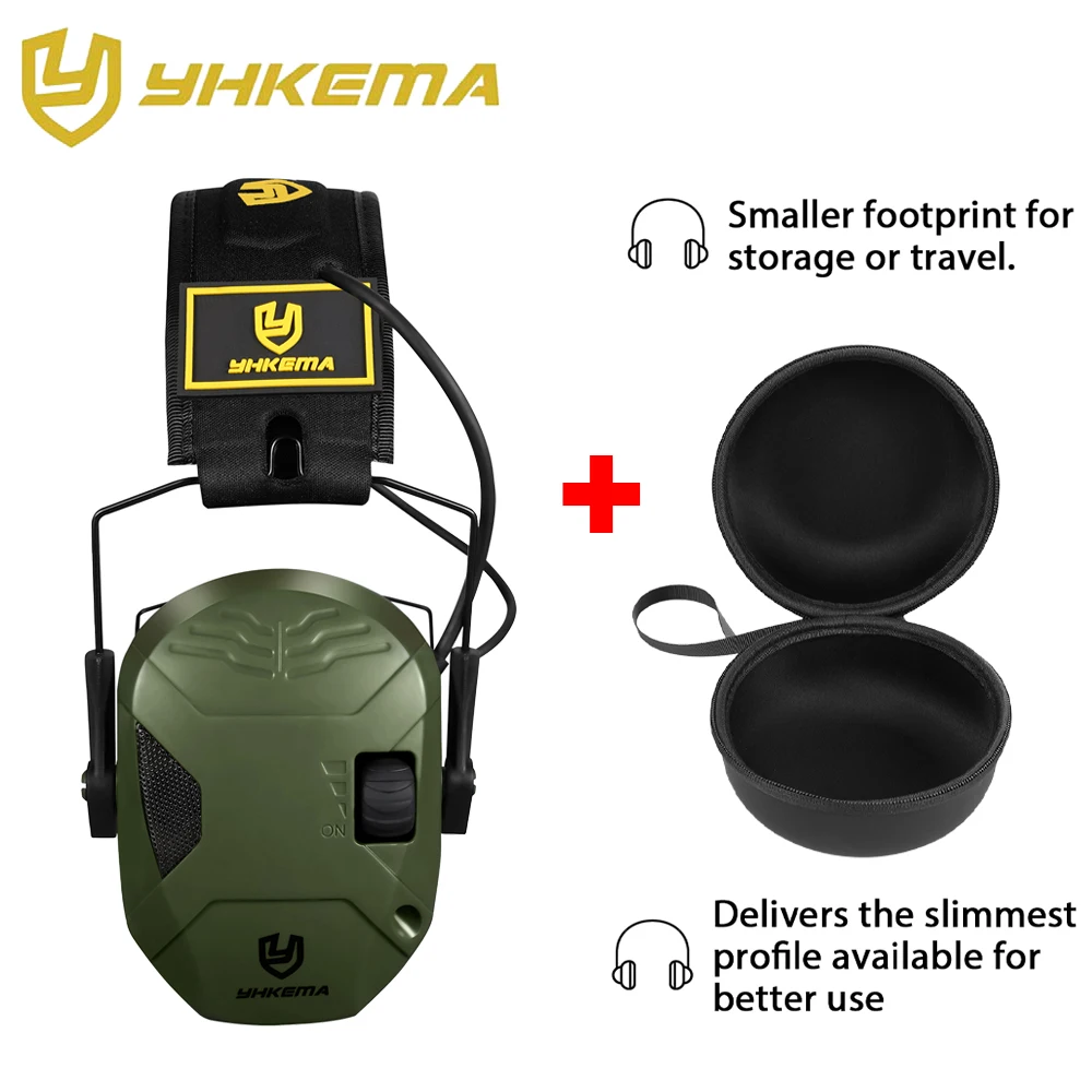 Tactical anti-noise Earmuff for Hunting shooting Noise reduction Electronic Hearing Protective Ear Protection Foldable