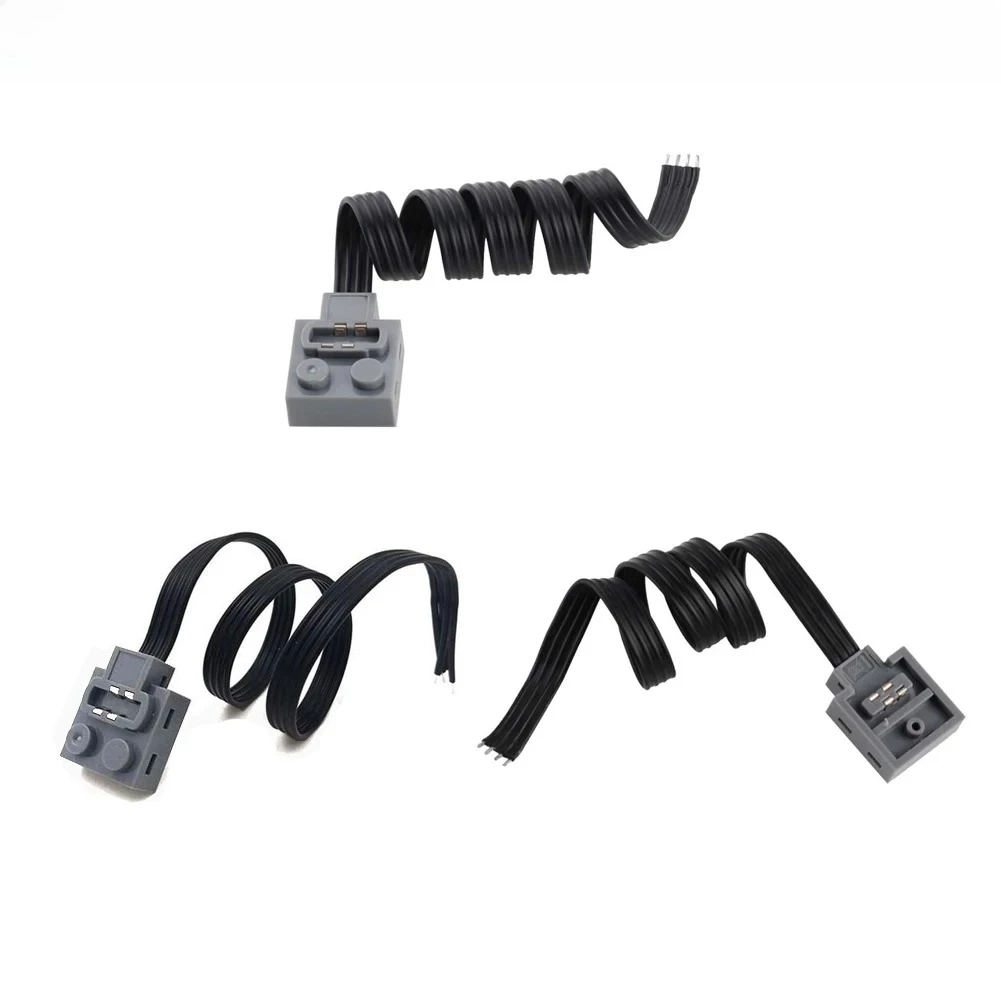 1/2/5/10 PCS Power Functions 9686 Extension Wire 8293 Motor Replacement Cable 8869 Building Blocks 23cm MOC Brick Connector Cord