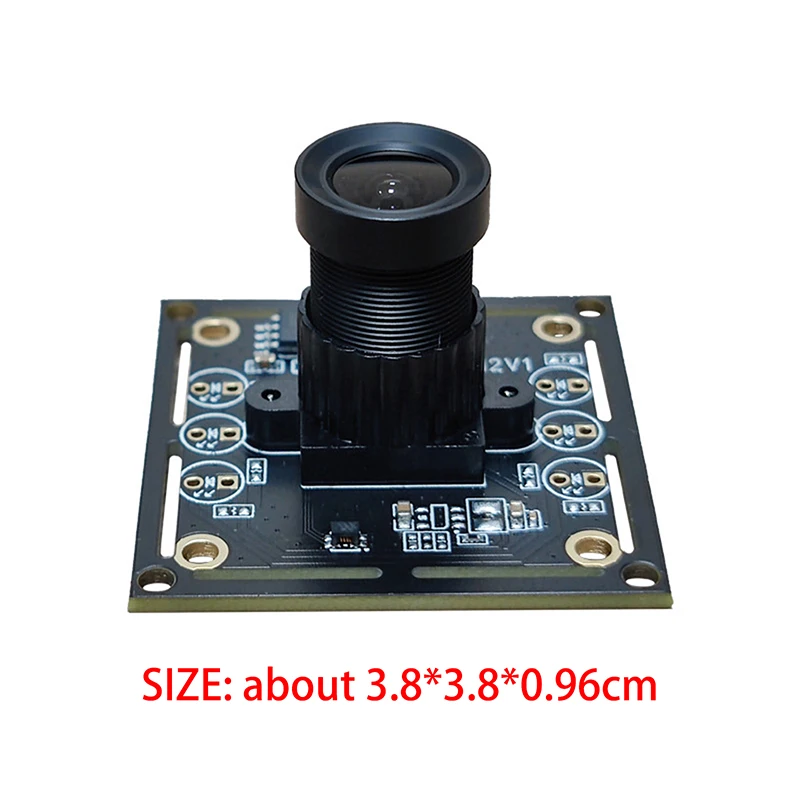100 องศาโมดูลกล้อง 1MP OV9732 1280x720 USB ไดร์เวอร์ฟรีโฟกัสแบบแมนนวล,2 เมตรสําหรับ WinXP/7/8/10