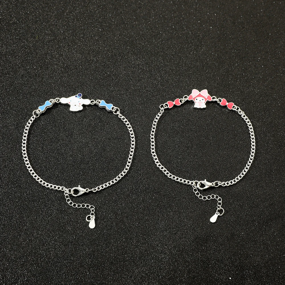 Sanrio Cinnamoroll Melody Bracelet, Kawaii Fashion, Exquisite Charm Jewelry, Girl's Birthday Gift, New