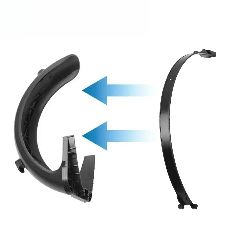 Para segway ninebot max g30 g30d scooter elétrico traseiro paralame fender lanterna fio pressionando placa kickscooter acessórios