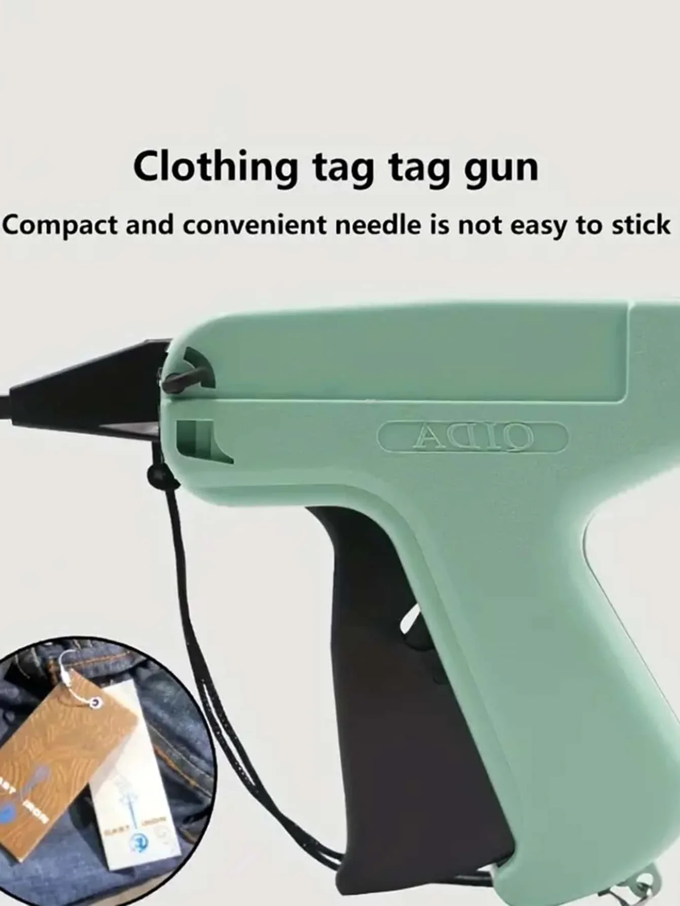 1/2pcs， High-Speed Clothing Label Gun - 1000 Barbs, 5 Needles, DIY Apparel Tagging for Garment Price Tags