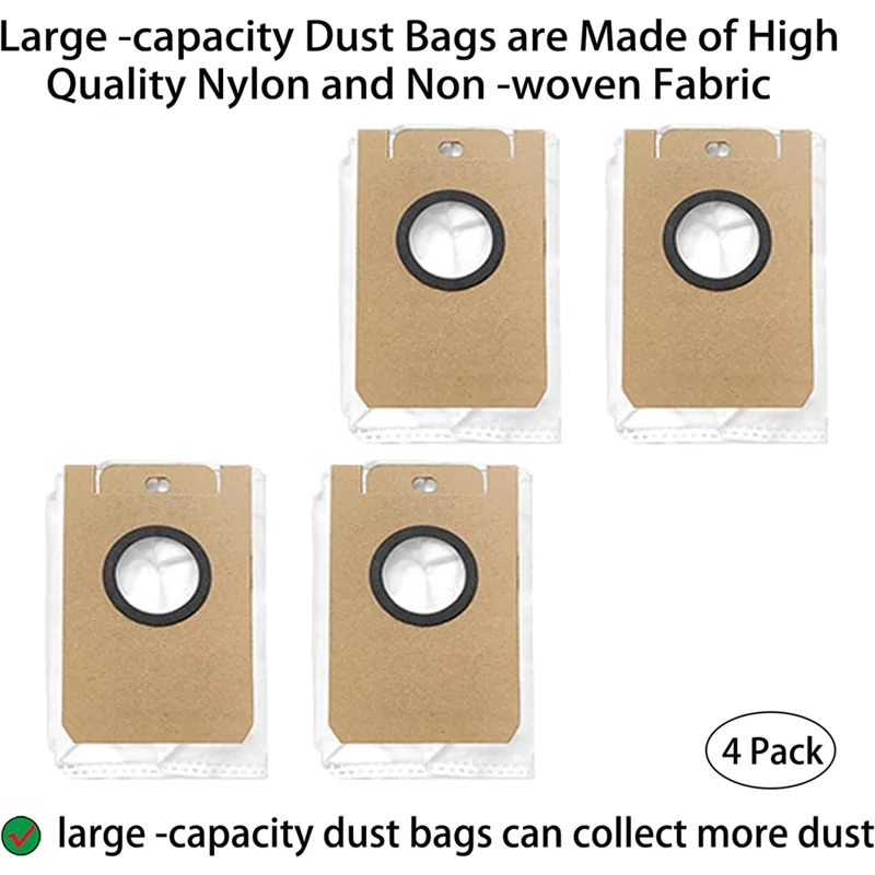 

AT51-18 шт. запасные части для Ionvac Smartclean V4, самоопорожняющийся робот-пылесос, основные боковые щетки, фильтр, мешки для пыли