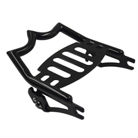 Motorcycle Chrome Solid Steel Crown Style Luggage Rack for Harley Road King Road Glide 2009-2024