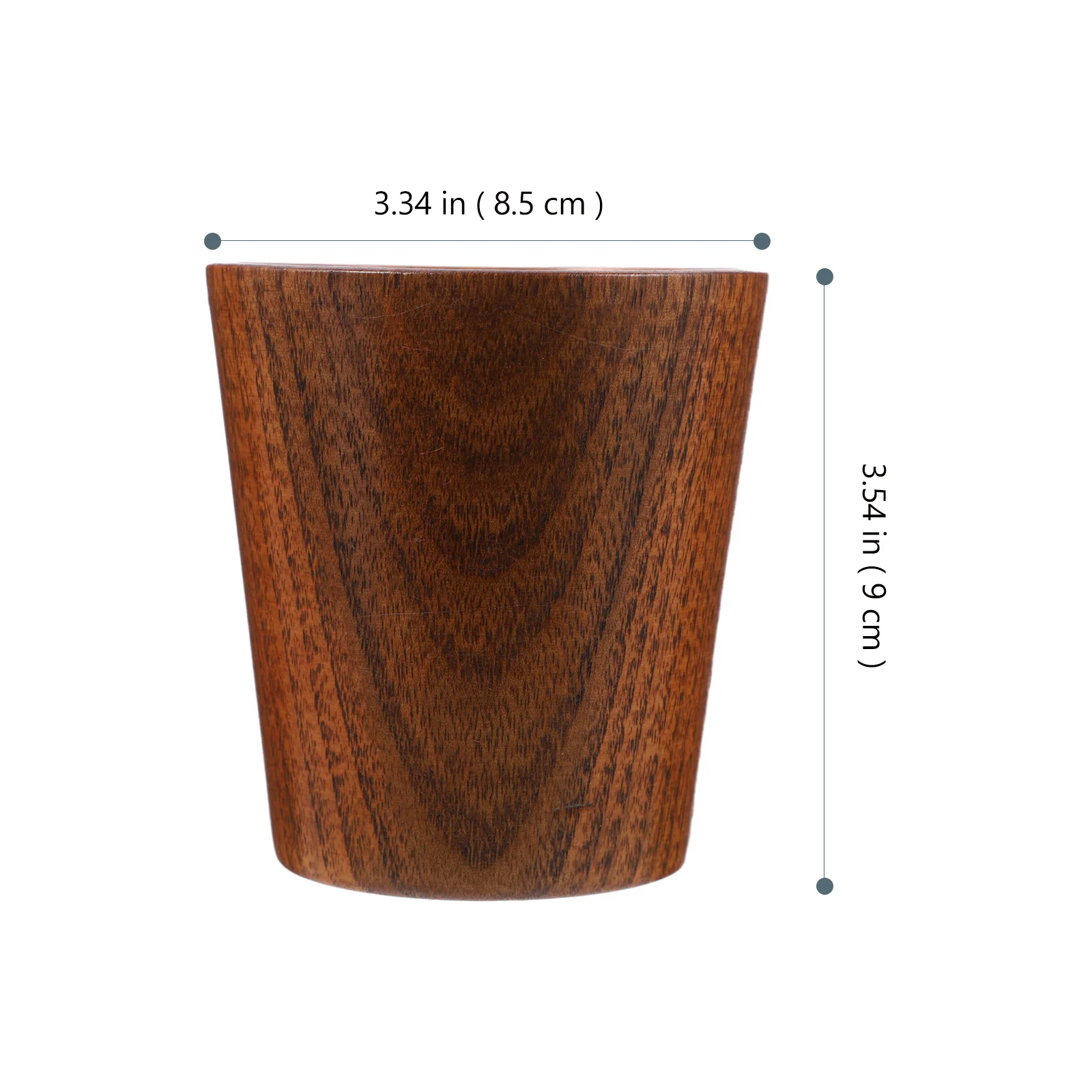

1pc Jujube Wood Solid Wooden Water Cup For Home Restaurant Hotel Use Tea Coffee Wine Cup Eco-Friendly Kitchen Barware