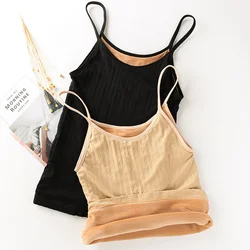 Winter Top Thermal Underwear Women Sleeveless Casual Intimate Warm Vest Thick Velvet Inner Solid Twist Thermo Shirt Camisole