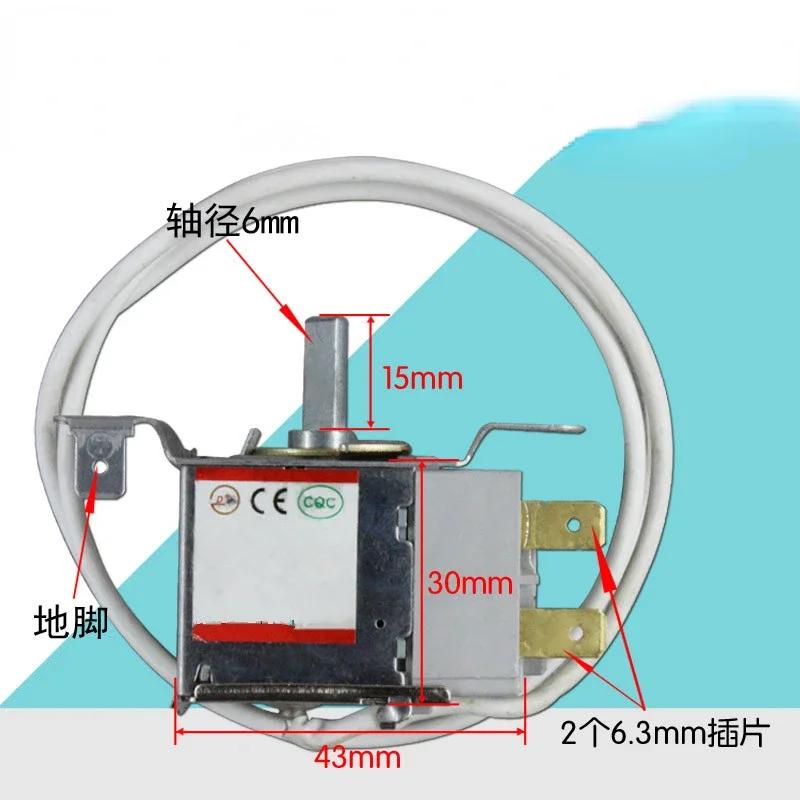 Akcesoria do lodówek 2-pinowy przełącznik kontroli temperatury WPF21A-1A0AC-EX Termostat