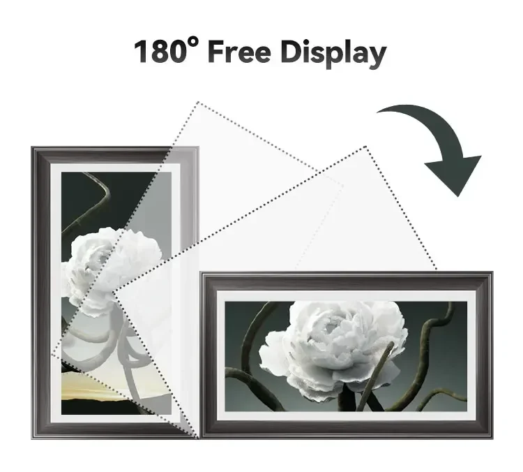 Smart Wifi Nft Large Picture Frames Display Digital Photo Frame 32Inch For Art