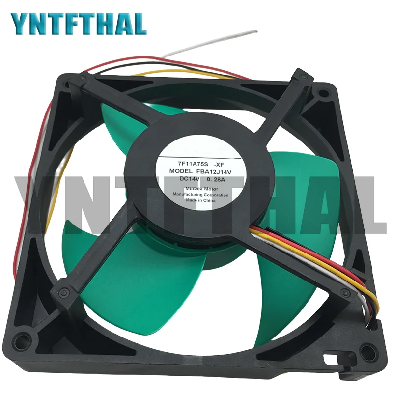 FBA12J14V 7F11A75S-Ventilador XF Frigorífico, 14V, 0.28A, Novo