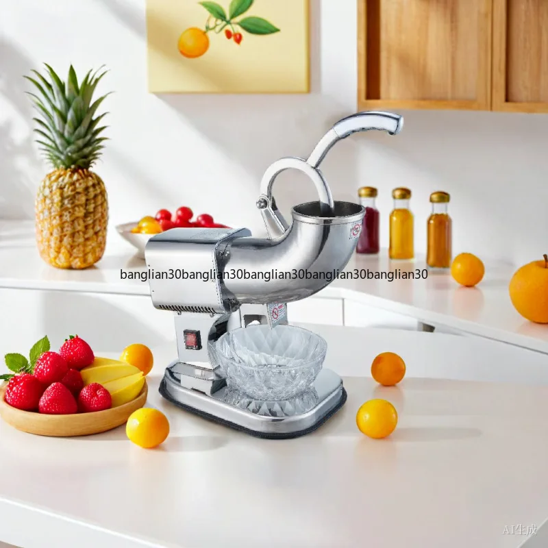 Commercial Small Double Knife Ice Crusher Snowflake Shaving Machine Milk Tea Shop High Power Smoothie Machine Smoothie Machine