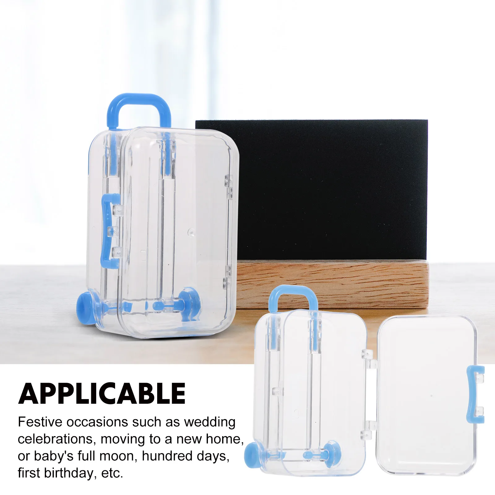 12 stuks koffer ontwerp snoepdozen bruiloft geschenkdozen partij gunst dozen verjaardagscadeau dozen festival benodigdheden elegante opslag