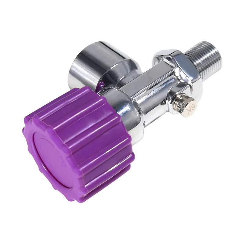 Valvola del serbatoio dell'ossigeno ABXF-Premium ad alta pressione 30MPA con fibra di carbonio e manometro M18x1.5 G5/8