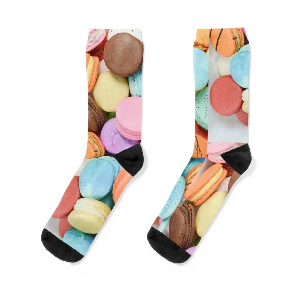 

Copy of Sweet Macaroons Candy Colored Pattern Socks Soccer funny gift winter gifts man Socks Women's Men's