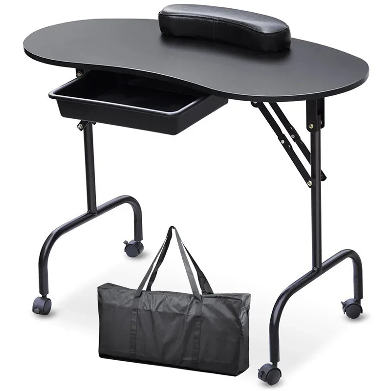 

Nordic Portable Nail Desk Reception Mesa Drawer European Manicure Table High Quality Minimalist Nageltisch Nails Salon Furniture