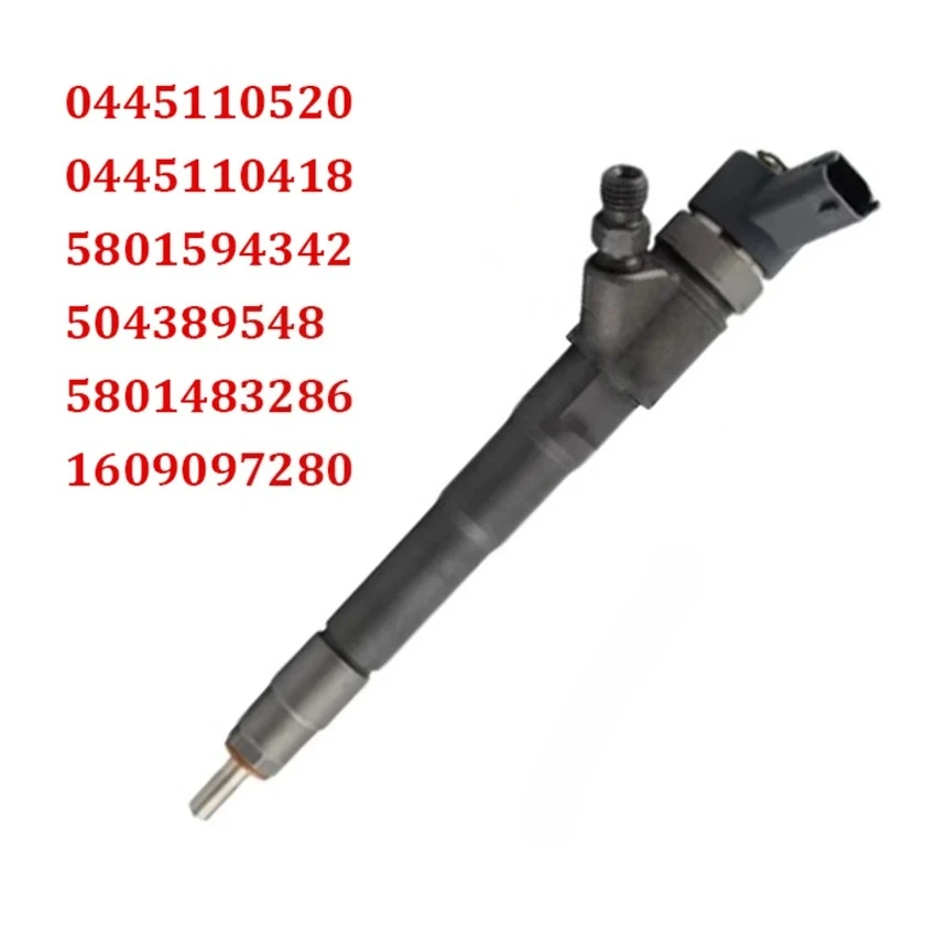0445110520 0445110418 New Diesel Fuel Injectors for Fiat Ducato Citroen Peugeot Iveco Daily 2.3D 504389548 5801594342 1609097280