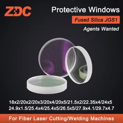 Lente protettiva per finestre con protezione Laser D18-28 27.9x4.1 1064nm silice fusa al quarzo per Raytools Bodor WSX Precitec testa Laser