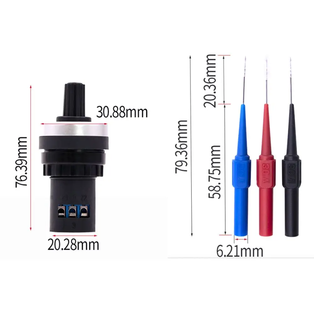 Auto Car Circuit Tester Sensor Set Signal Resistance Simulator strumento diagnostico del carburante sensore di resistenza del generatore analogico