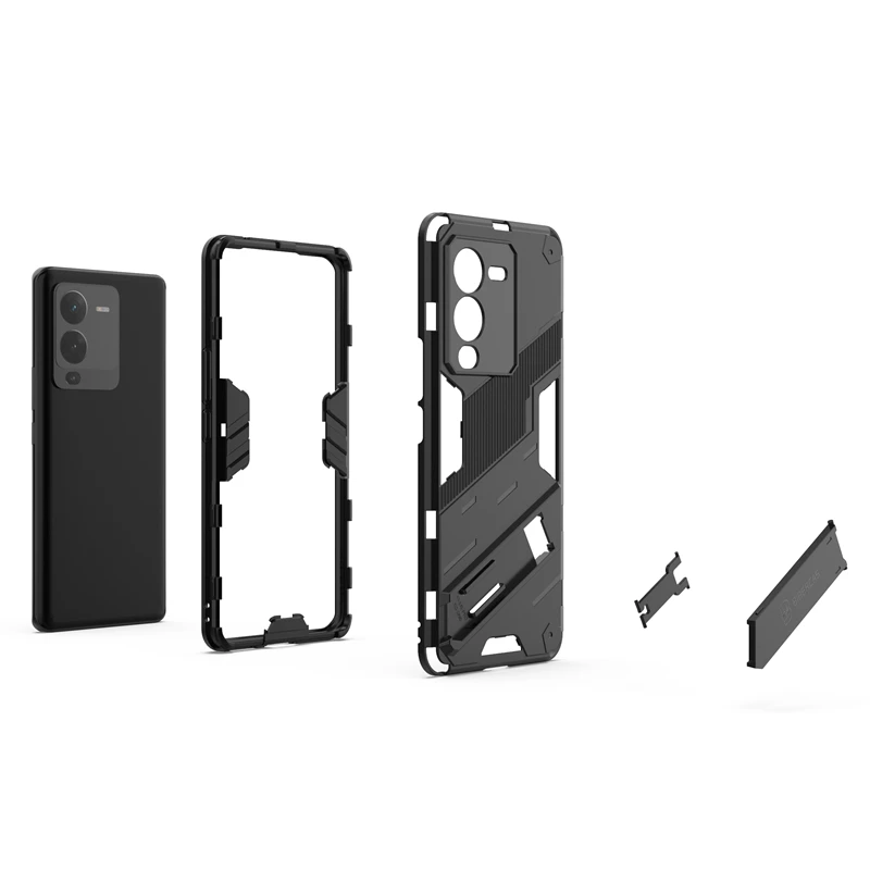 Phone Holder Case For Vivo V25 Pro Case Bumper Anti-knock Armor Full Back Cover For Vivo V25 Pro Case For Vivo V25 V 25 Pro 5G