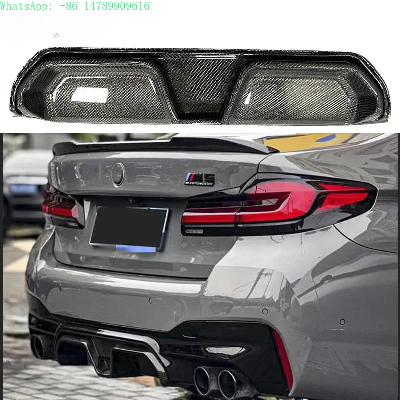 Full Custom Build With Old-to-new Body Kit ConversionF90 M5 Carbon Fiber CS Style Rear Diffuser Rear Bumper Lip For F90 M5 2019