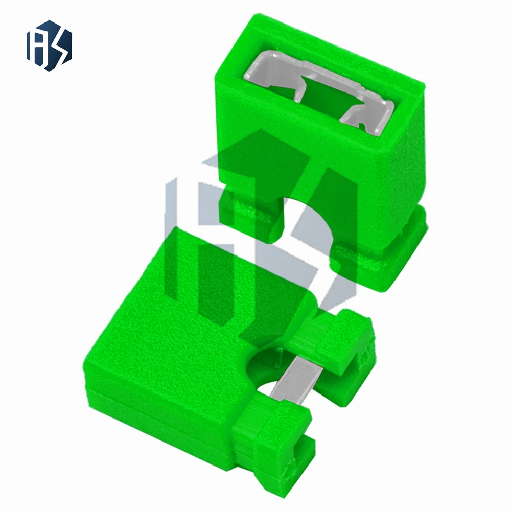 100 Pcs 2.54mm Pitch Jumper Shunts – For Pin Headers & PCB Short-Circuit Connections | Standard Caps