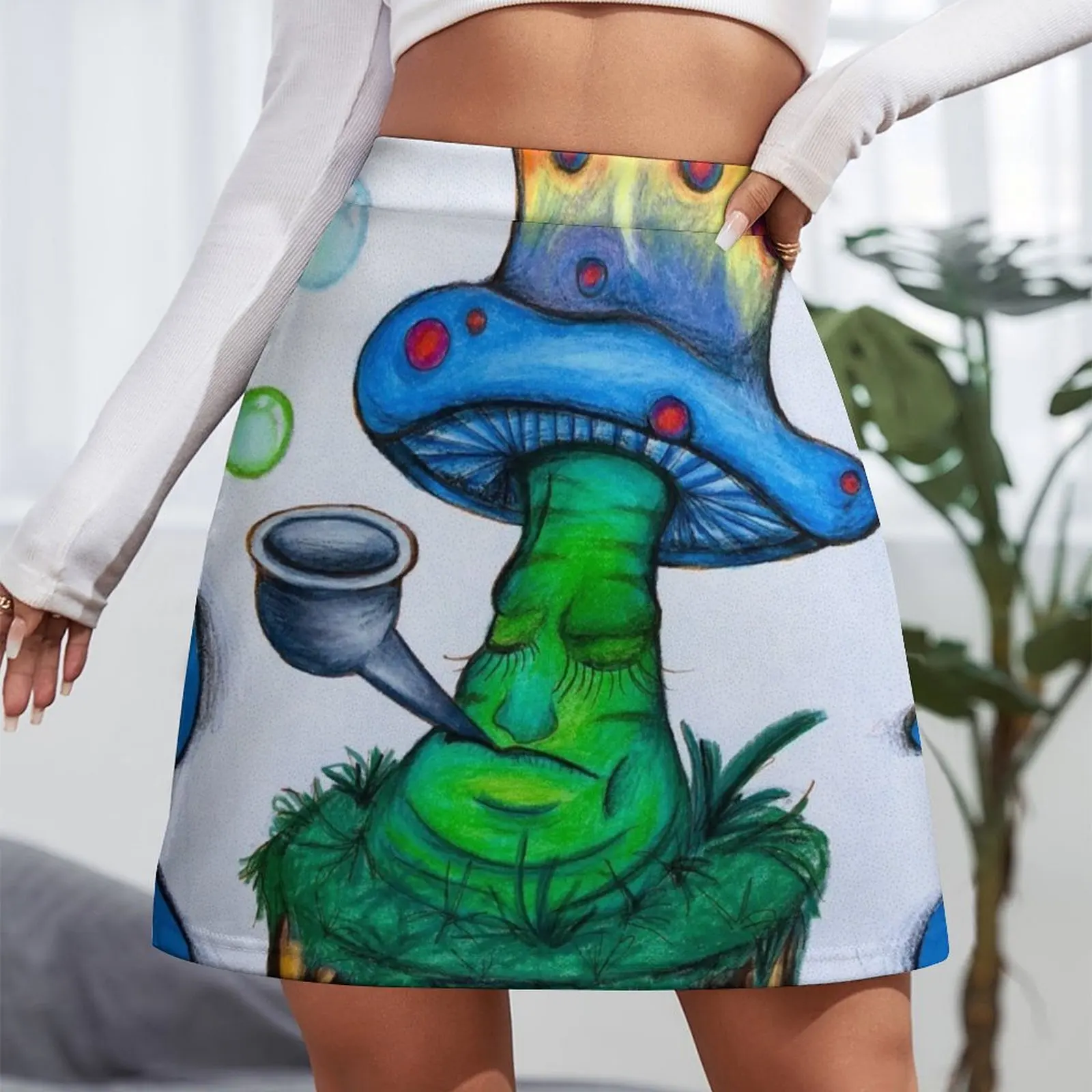 Mushroom Magic Mini Skirt Skirt pants festival outfit women Mini Skirt