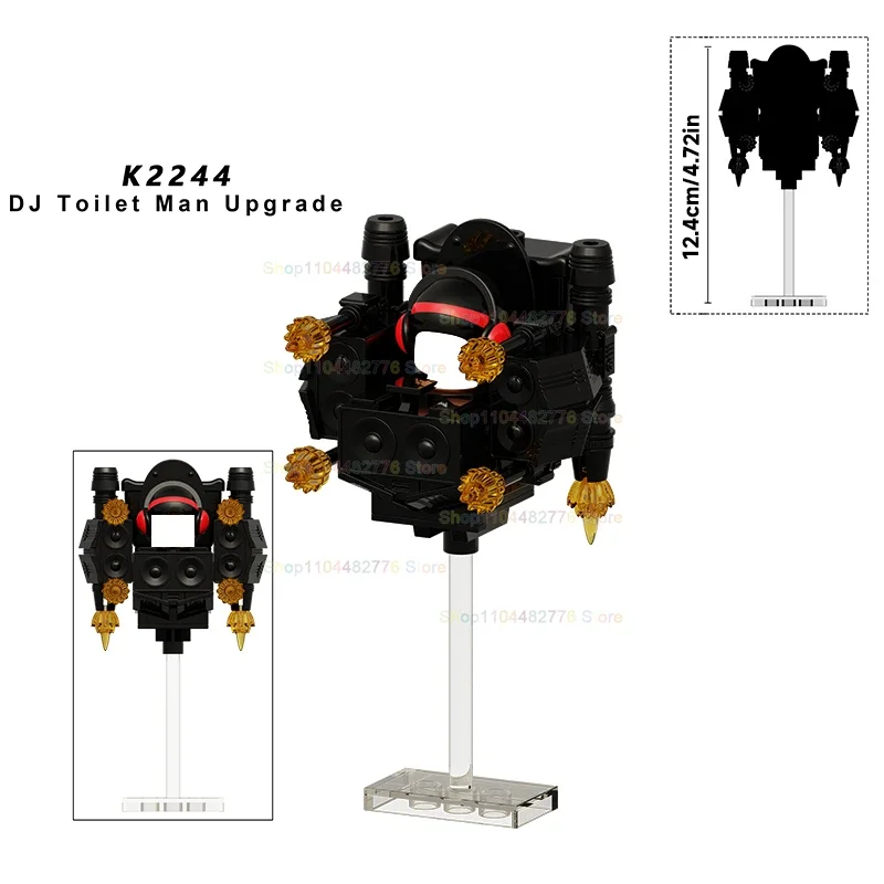 KDL 837 834 833 Vrouwelijke Monitor Wc Man Bouwstenen Actiefiguren Wapens Bricks Speelgoed voor Kinderen Verjaardagscadeautjes